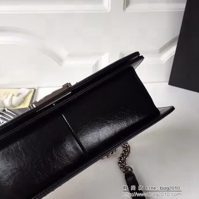香奈兒CHANELCHANE2018FW款皺紋小牛皮單肩斜挎鏈條包 DSC2028